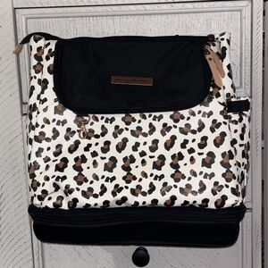 Moon Leopard Pivot Diaper Bag Backpack / Tote